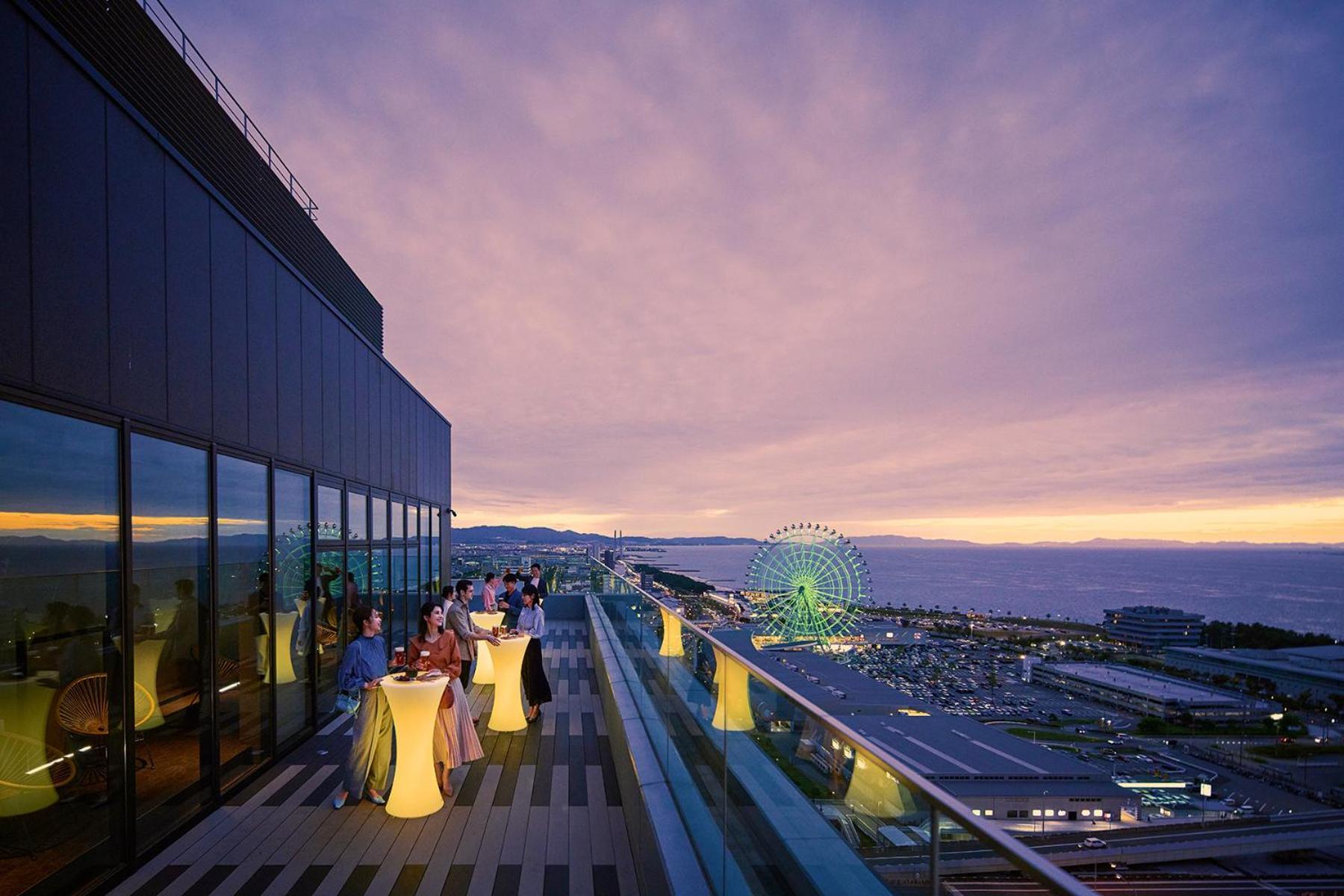 Omo Kansai Airport By Hoshino Resorts Izumisano Luaran gambar Sky Bar